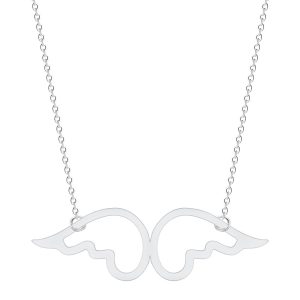 collier pendentif ailes d'ange argent
