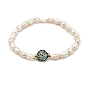 bracelet perle oeil bleu