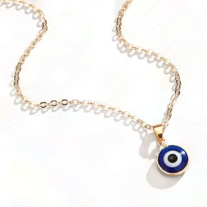 collier pendentif mauvais oeil bleu grec turc nazar boncuk