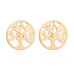 boucle d'oreille arbre de vie or